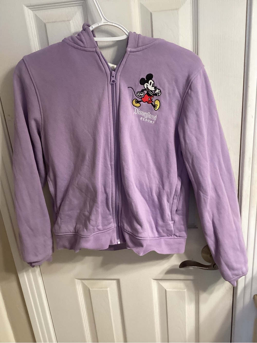 Disney Lavender Mickey Mouse Zip Hoodie